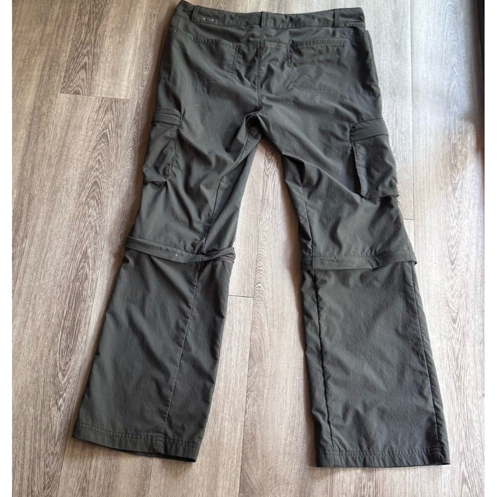 REI Co-Op Women Sz 10P Pants Gorpcore Convertible Olive Green Outdoor Hike Cargo - Picture 9 of 11